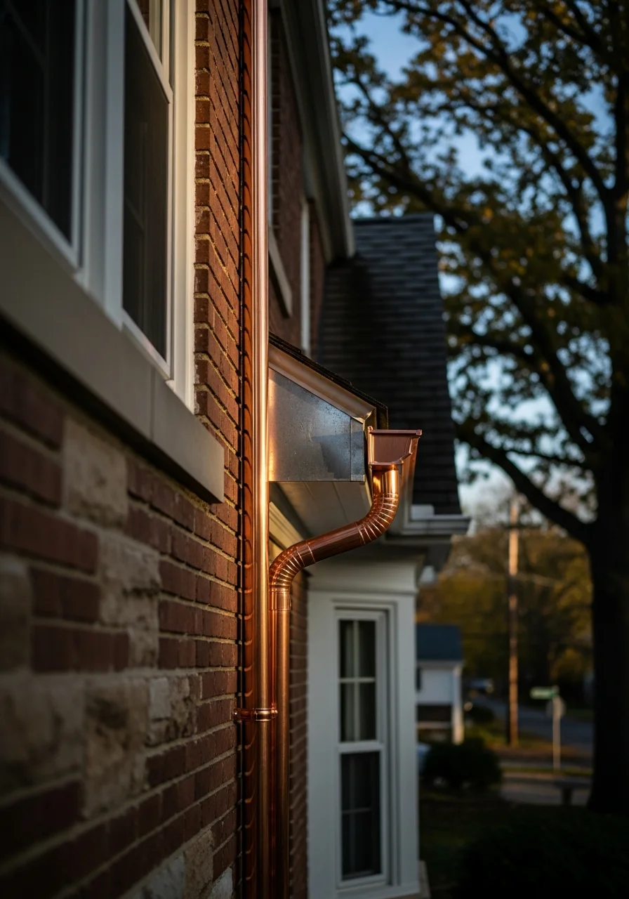 Detail shot of quality exterior work on a Wexford home showing professional finishing and attention to craftsmanship.